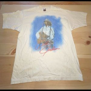 Vintage 1996 Alan Jackson concert tee. Short sleeve, white, size Large